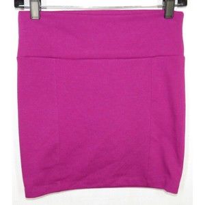 Decree Women's Magenta Pull On Stretchy Pencil Mini Skirt Size M